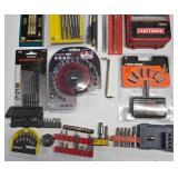 G - Collection of Screwdriver Sets, Drill Bits, and Driver Bit Assortments