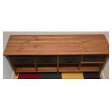 G - Mudroom Bench with 8 Compartments and 4 Fabric Bins