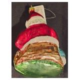 LL-CL - Christopher Radko 1994 Santa Claus Glass Ornament