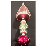 LL-CL - Christopher Radko All Weather Santa Glass Ornament