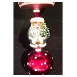 LL-CL - Christopher Radko All Weather Santa Glass Ornament