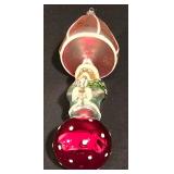 LL-CL - Christopher Radko All Weather Santa Glass Ornament