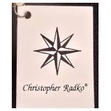 LL-CL - Christopher Radko Peacock Glass Christmas Ornament