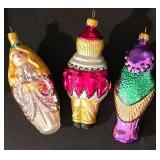 LL-TR - Set of 6 Ewa Calik Bankibajki Fairy Tale Glass Ornaments with Box