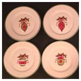 LL-TR - Traditions by Christopher Radko Holiday Celebration 8 Salad Plates and 2 Ramekins