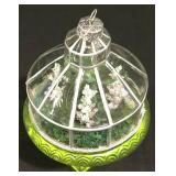LL-TR - Set of 6 Battery Operated Candles, Terrarium Ornament, and Snowbaby Snow Globe