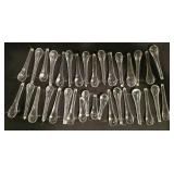 LL-TR - Metal Tabletop Ornament Stand with 29 Glass Teardrop Crystals