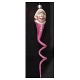 LL-TR - Christopher Radko Clown Snake Glass Ornament