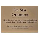 LL-TR - Holiday Ornament and Decor Lot with Starburst Lights and Gift Tie-ons