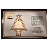 LL-TR - Holiday Ornament and Decor Lot with Starburst Lights and Gift Tie-ons