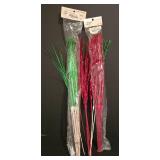 LL-TR - Holiday Ornament and Decor Lot with Starburst Lights and Gift Tie-ons