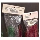 LL-TR - Holiday Ornament and Decor Lot with Starburst Lights and Gift Tie-ons