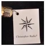 LL-TR - Christopher Radko Her Purse Glass Ornament with Tag