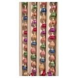 LL-TR - Christopher Radko 6-Foot Blown Glass Garland Multicolor Extravagance