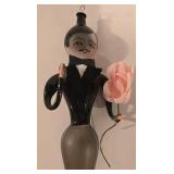 LL-TR - De Carlini Italian Mouth Blown Ornament 6.25 Inch Tall