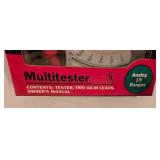 G - Craftsman 82012 Analog Multitester with Leads and Black & Decker BullsEye Laser Level, Untested