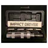 G - Workshop Lot with Metal Tool Organizer, Safety Gear, Tape, Magnifiers, Impact Driver Kits