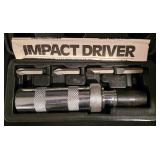 G - Workshop Lot with Metal Tool Organizer, Safety Gear, Tape, Magnifiers, Impact Driver Kits