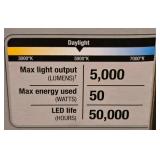 G - Smart Electrician 5000 Lumen LED Work Light, 50-Watt High-Impact, Single Head
