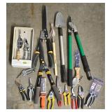 G - Collection of Garden Tools and Pruning Shears Including Fiskars and Threshold