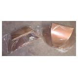 G - Copper Tray, Metal Stand, Copper Sheeting and Assorted Metal Planters Collection