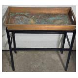 G - Copper Tray, Metal Stand, Copper Sheeting and Assorted Metal Planters Collection