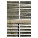 G - Smith & Hawken 30.5-Inch Zinc Half Round Metal Doormat Set