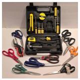 LL-FR - Hand Tool Kit with Case and Assorted Scissors Collection