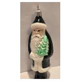 LL-FR - Christopher Radko Elfin Evening Santa Glass Ornament