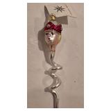 LL-FR - Christopher Radko Choir Boy and Spiral Snake Prince Glass Ornaments