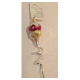 LL-FR - Christopher Radko Choir Boy and Spiral Snake Prince Glass Ornaments