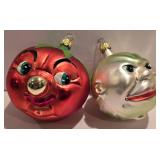 LL-FR - Christopher Radko Goofy Garden Hand Blown Glass Ornaments