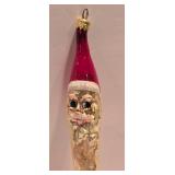 LL-FR - Christopher Radko 9" Pencil Santa Icicle Ornament