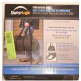 LL-FR - ShelterLogic Firewood Carrier Bag and 6 Packs Non-Stick BBQ Grill Bags