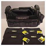 LL-FR - Workforce Tool Bag 16 Inch with 4 Performax Belt Loop Zipper Bags