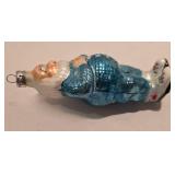 LL-FR - Vintage Christopher Radko Sleepy Time Santa Glass Ornament