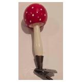 LL-FR - Vintage Glass Mushroom Christmas Ornaments Assortment