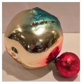 LL-FR - Set of 6 Vintage Glass Fruit and Vegetable Ornaments