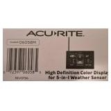 LL-FR - AcuRite 5-in-1 Weather Station with Color Display and Forecast, Model WS-7042U