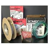 G - Assorted Electrical Wire Lot with Boxes and Spools - Various Lengths