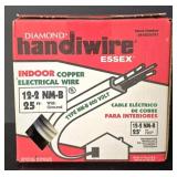 G - Assorted Electrical Wire Lot with Boxes and Spools - Various Lengths