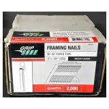 G - Assorted Nails and Screws Collection with Fasteners and Framing Nails