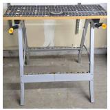 G - Collapsible Metal and Wood Workbench