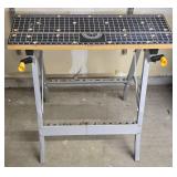 G - Collapsible Metal and Wood Workbench