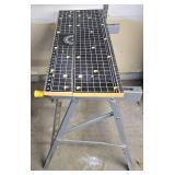 G - Collapsible Metal and Wood Workbench