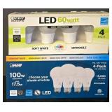 G - Lot of Packaged LED Light Bulbs Assorted Brands and Wattages