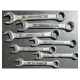 G - Variety of Hand Tools Including Wrenches, Sockets, Squares, and Drill Bits