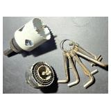 G - Variety of Hand Tools Including Wrenches, Sockets, Squares, and Drill Bits