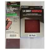 G - Large Collection of Sandpaper Assortments and Sanding Sponges