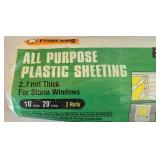 G - Assorted Drop Cloths, Plastic Sheeting, and Contractor Bags Collection